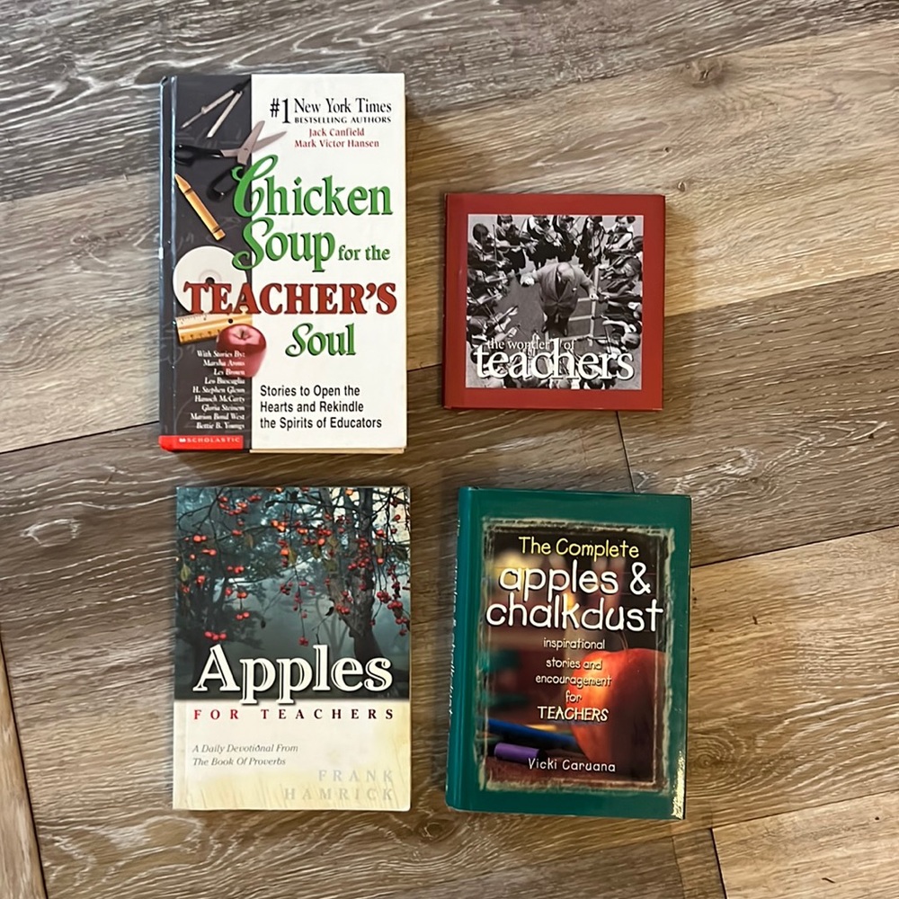 Lot of 4 teacher books